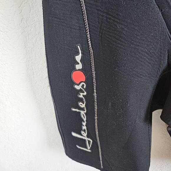 Henderson Aquatics A653MF Dive Wet Suit Size M Shorty Black & Blue Front Zip - Picture 3 of 11